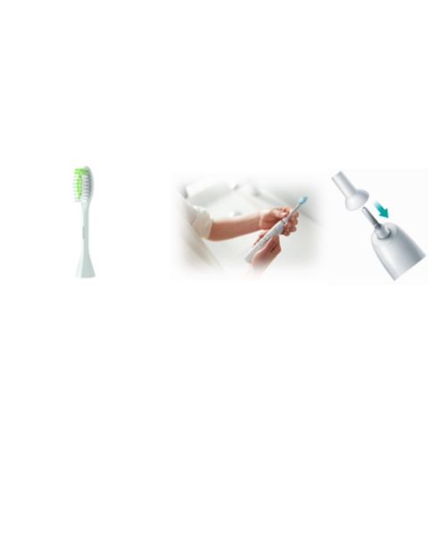Sonicare click on brush head