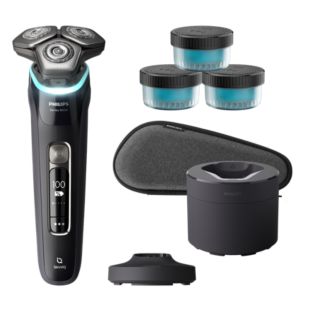 Shaver series 9000 Afeitadora eléctrica Wet &amp; Dry con SkinIQ