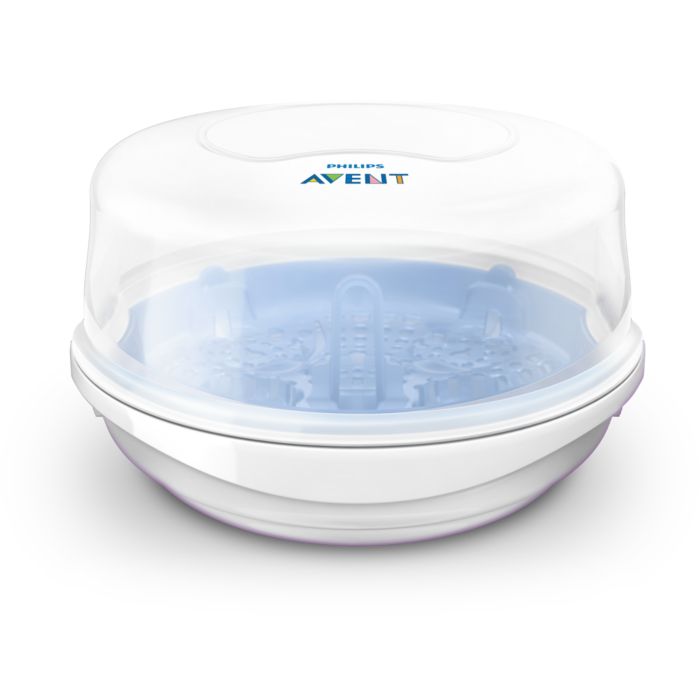 Rápido esterilizador a vapor para el microondas