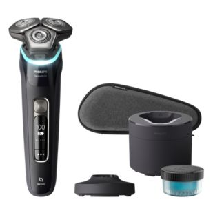 Shaver series 9000 Afeitadora eléctrica Wet &amp; Dry con SkinIQ