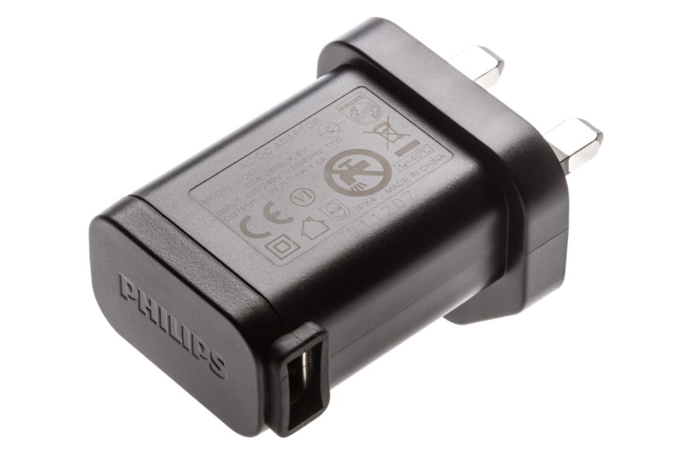Adapter USB-A za polnjenje izdelkov za osebno nego
