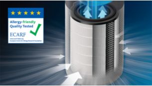 Filter HEPA zajame 99,97 % delcev velikosti 0,003 mikrona